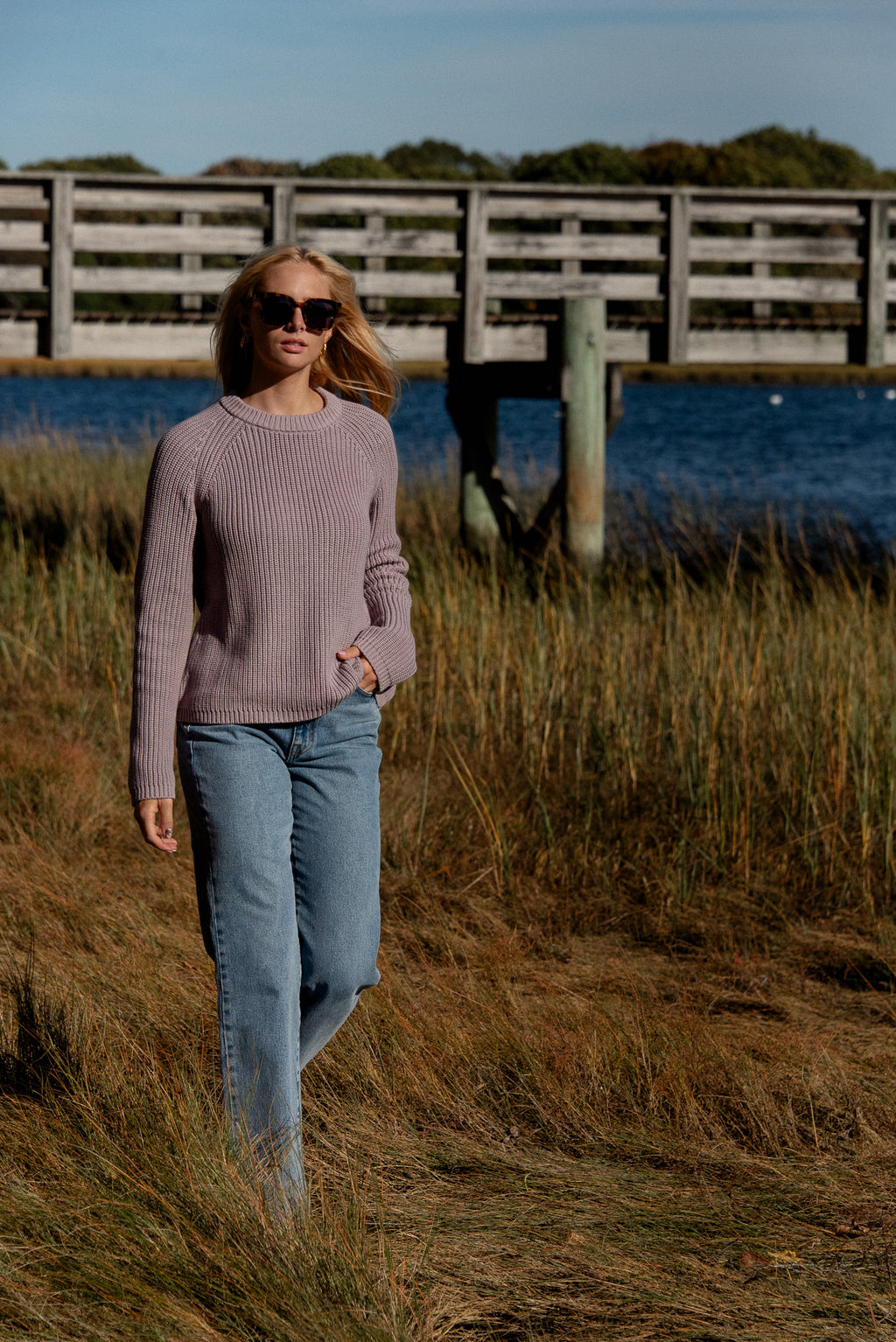 Cotton Fisherman Sweater