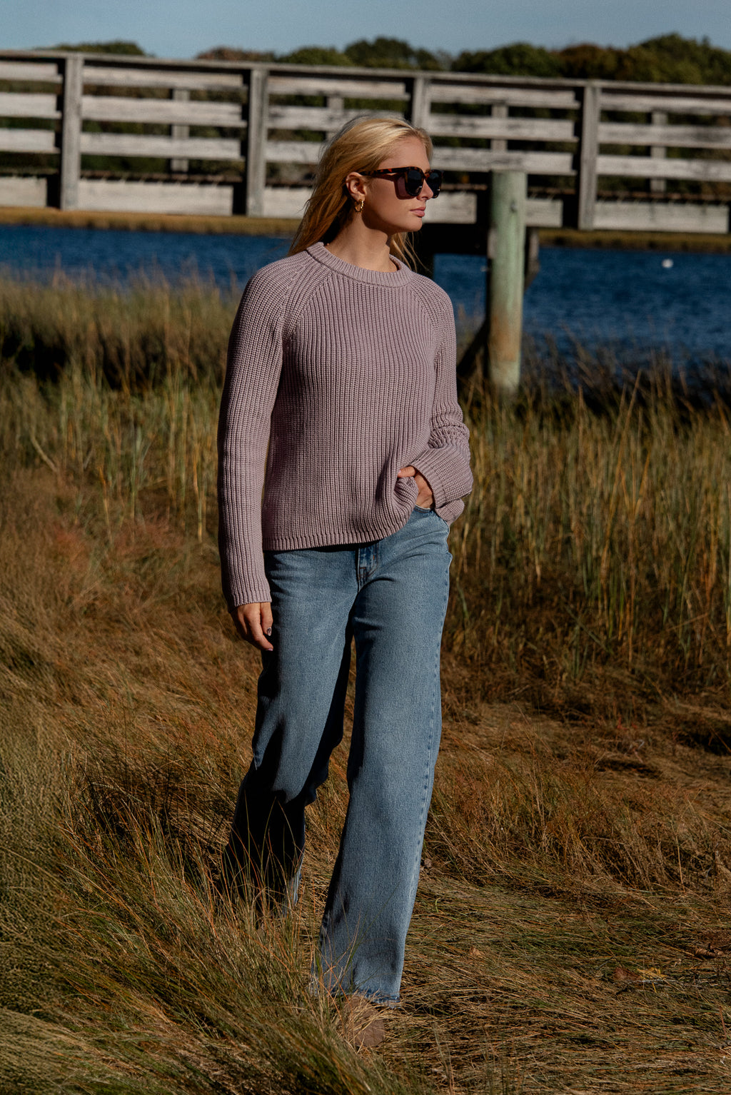 Cotton Fisherman Sweater