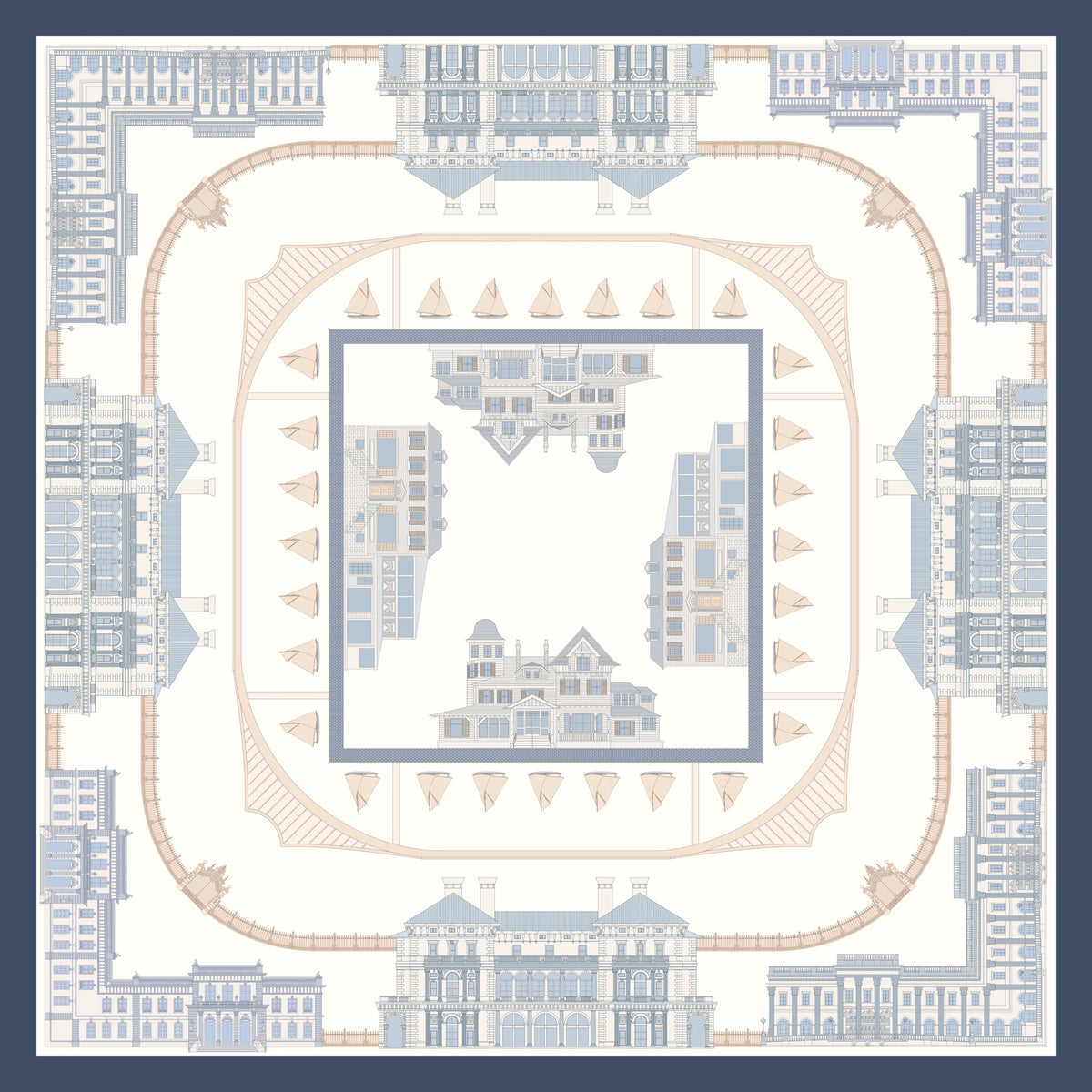 The Newport Silk Scarf