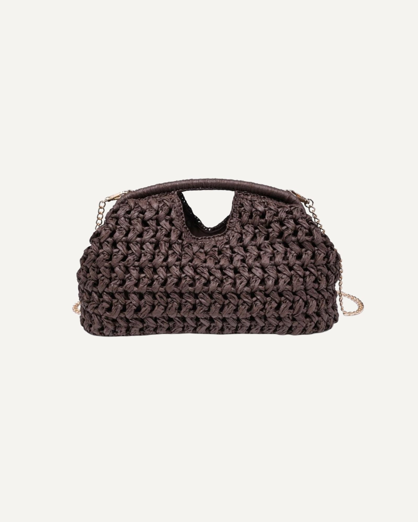 Abigail Straw Clutch