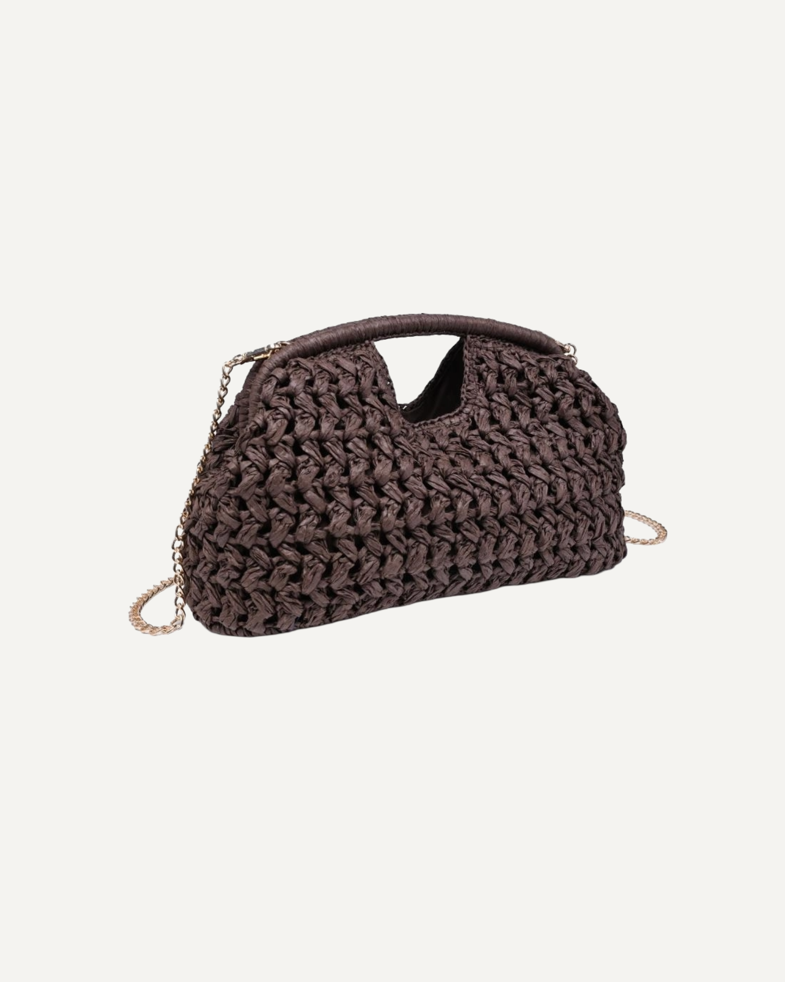 Abigail Straw Clutch