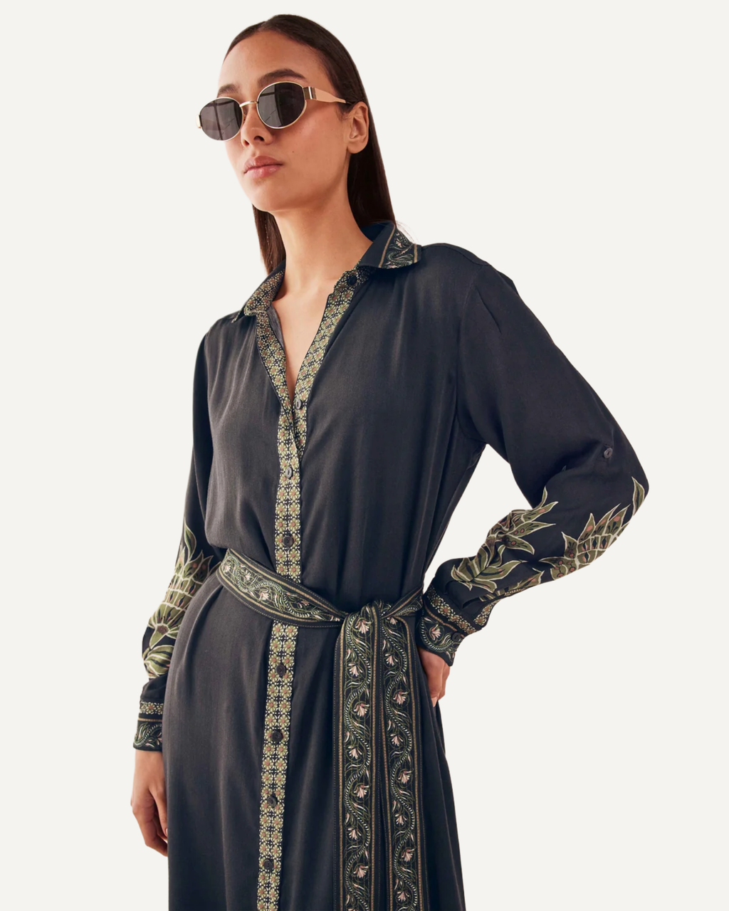 Emma Maxi Shirt Dress