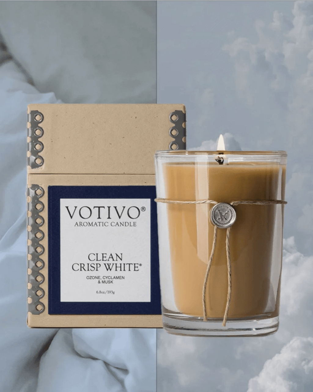Clean Crisp White 6.8 oz. Aromatic Candle