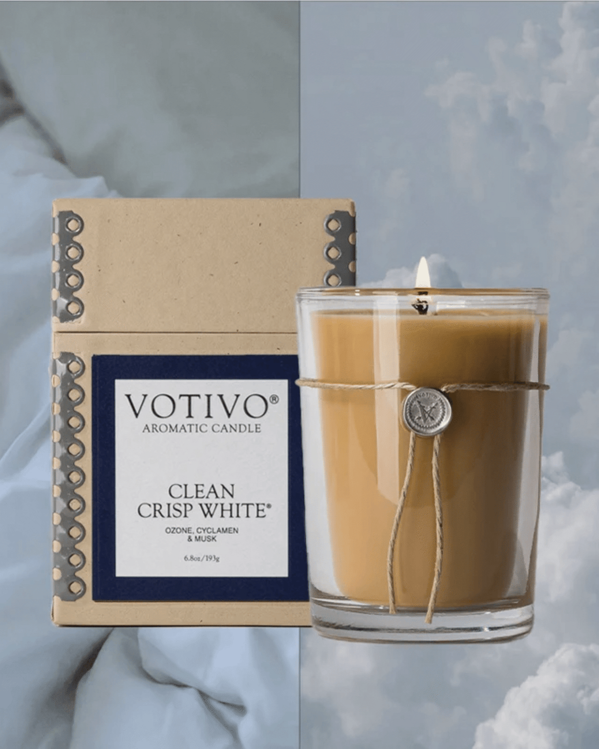 Clean Crisp White 6.8 oz. Aromatic Candle
