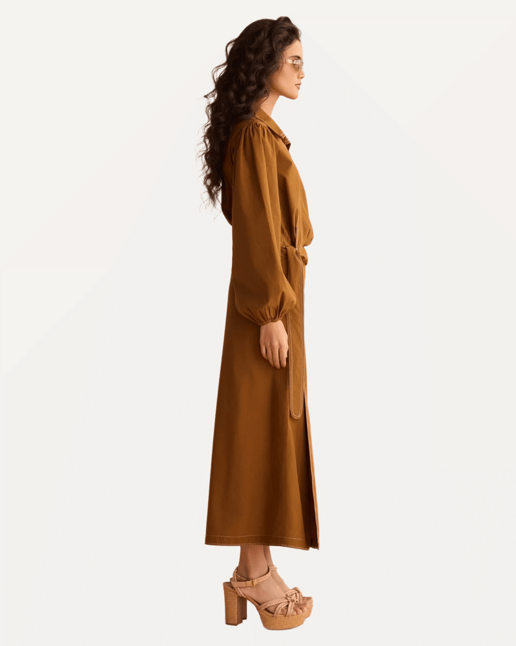Avery Wrap Midi Dress
