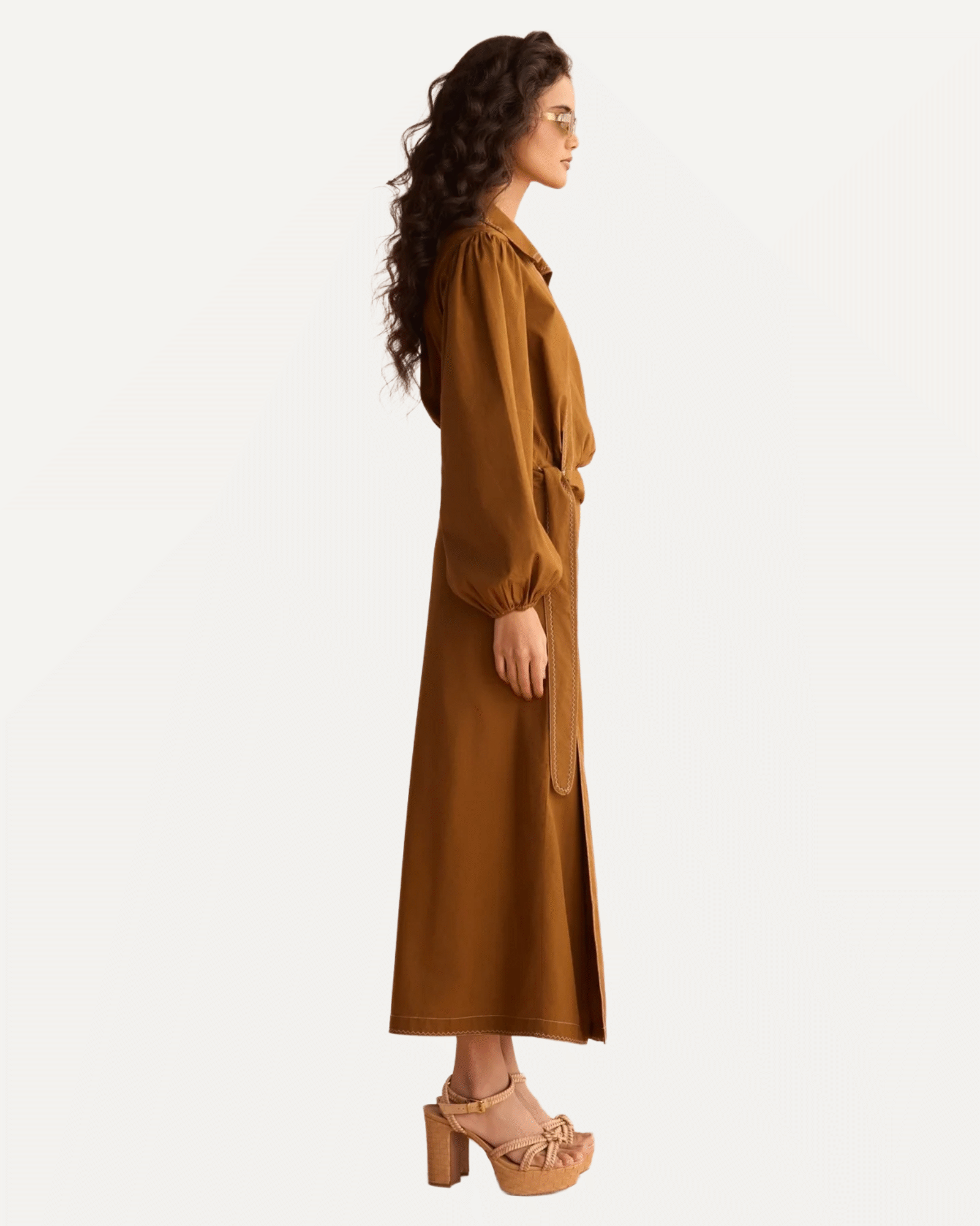 Avery Wrap Midi Dress