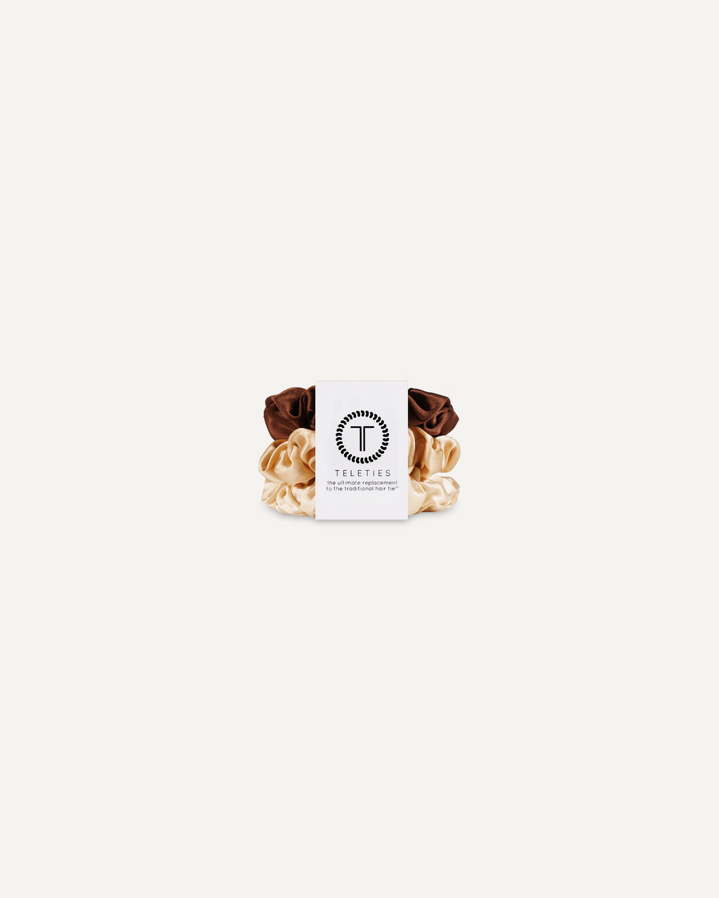 For The Love of Nude Small Silk Scrunchies