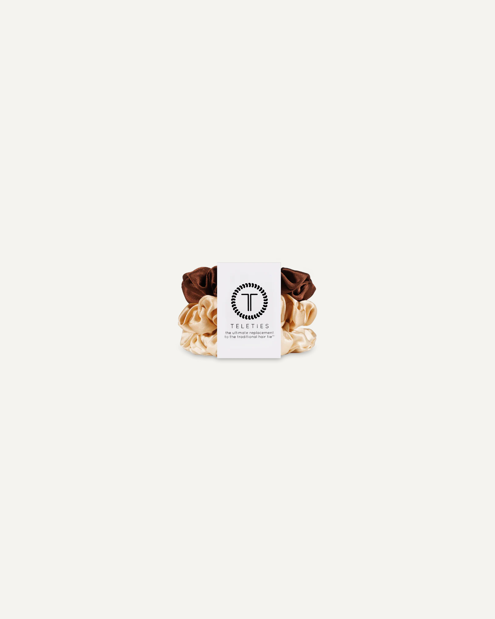 For The Love of Nude Small Silk Scrunchies