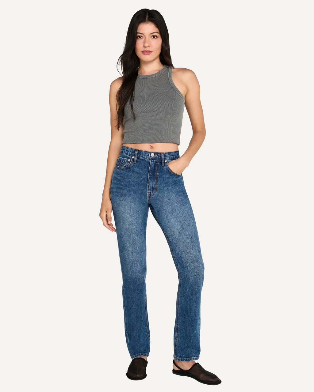 Sloane High-Rise Cigarette Jean