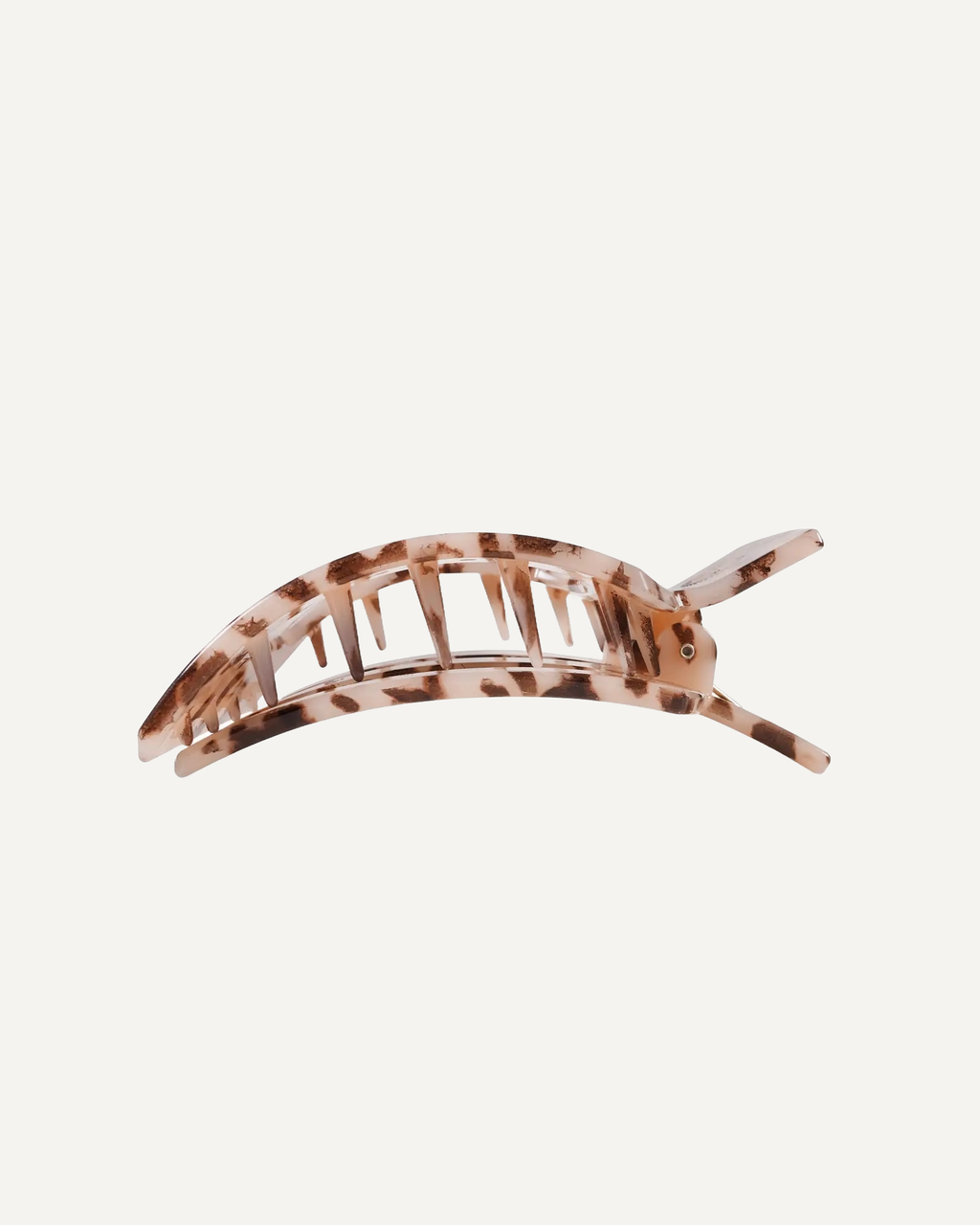 Blonde Tortoise Large Square Clip