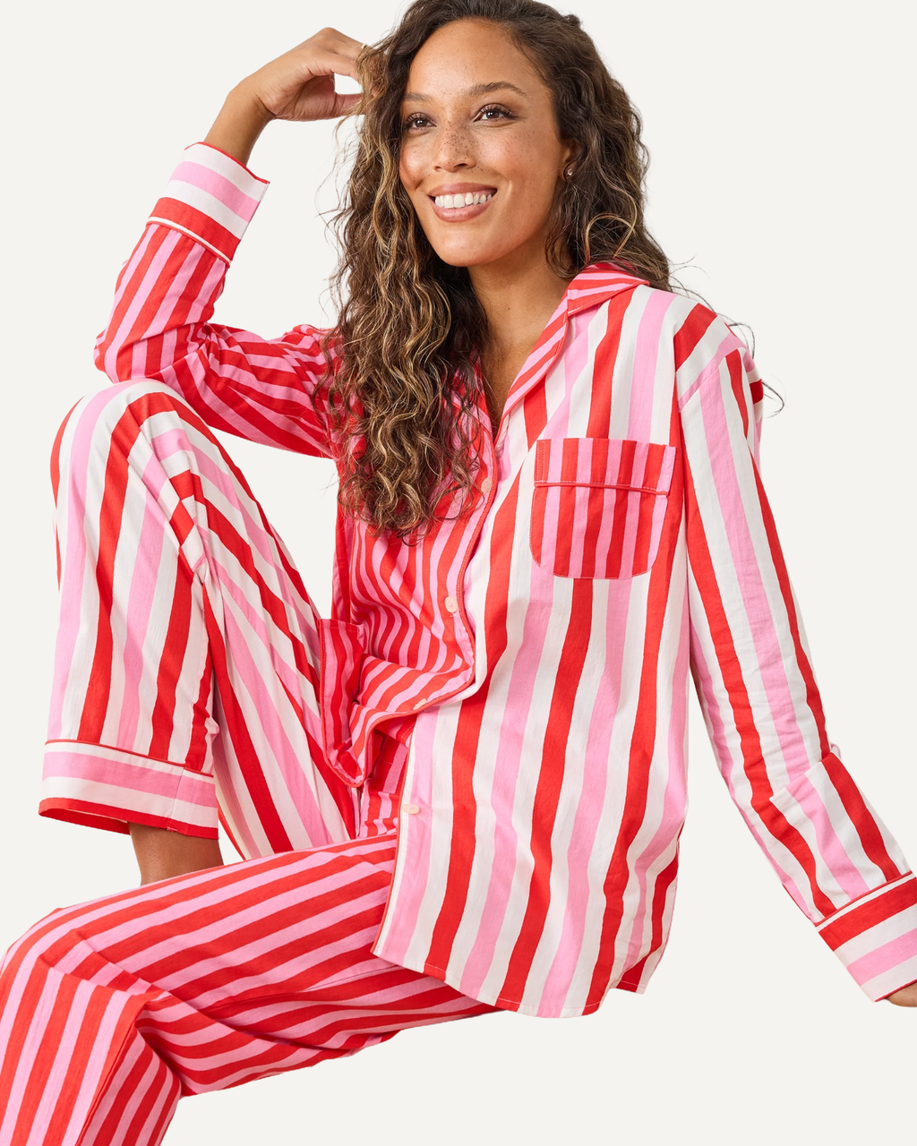 Cotton Long PJ Set