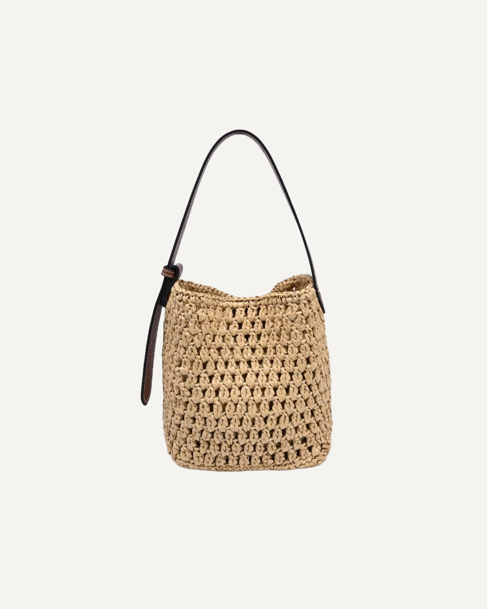 Ember Raffia Bucket Bag