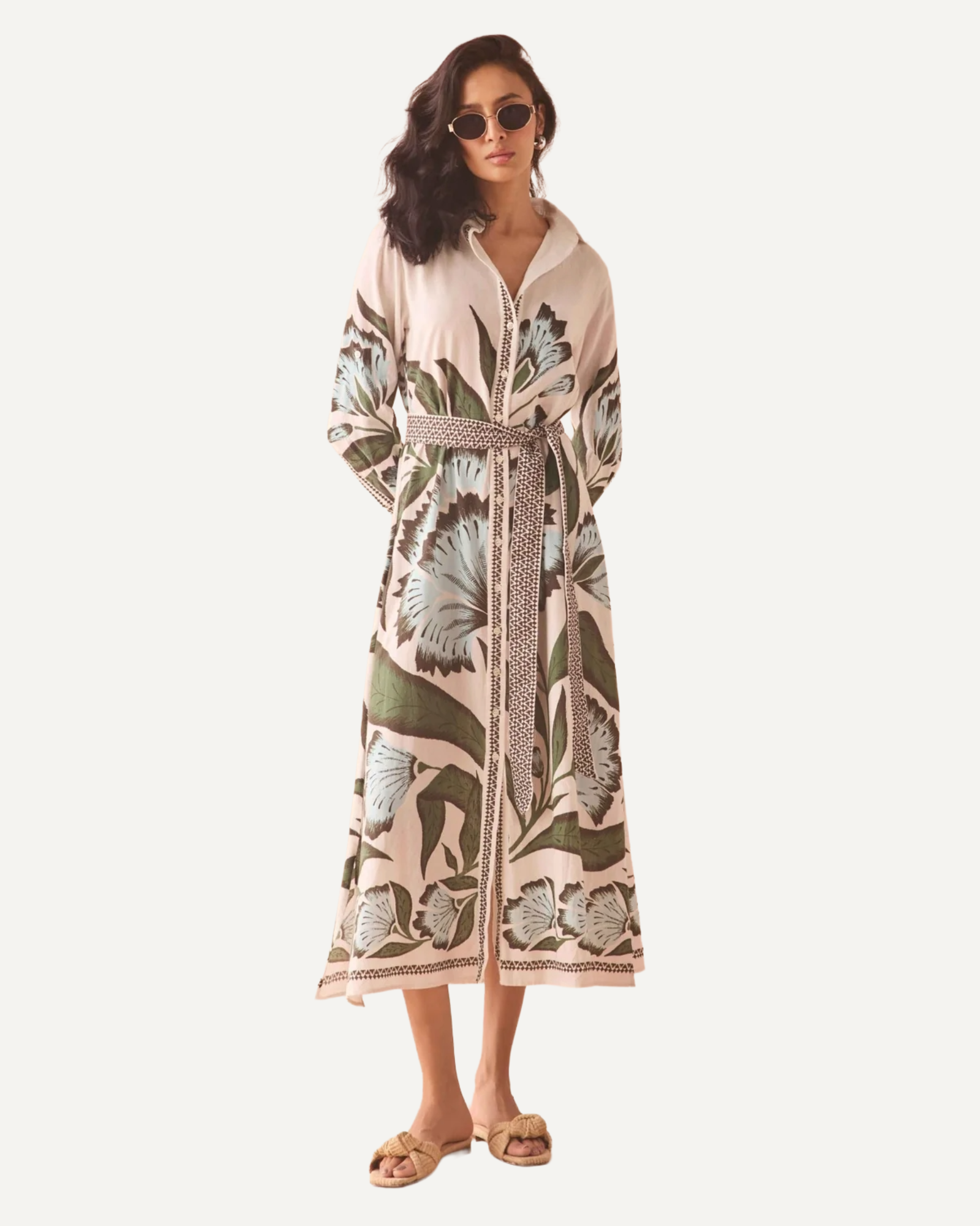 Emma Maxi Shirt Dress