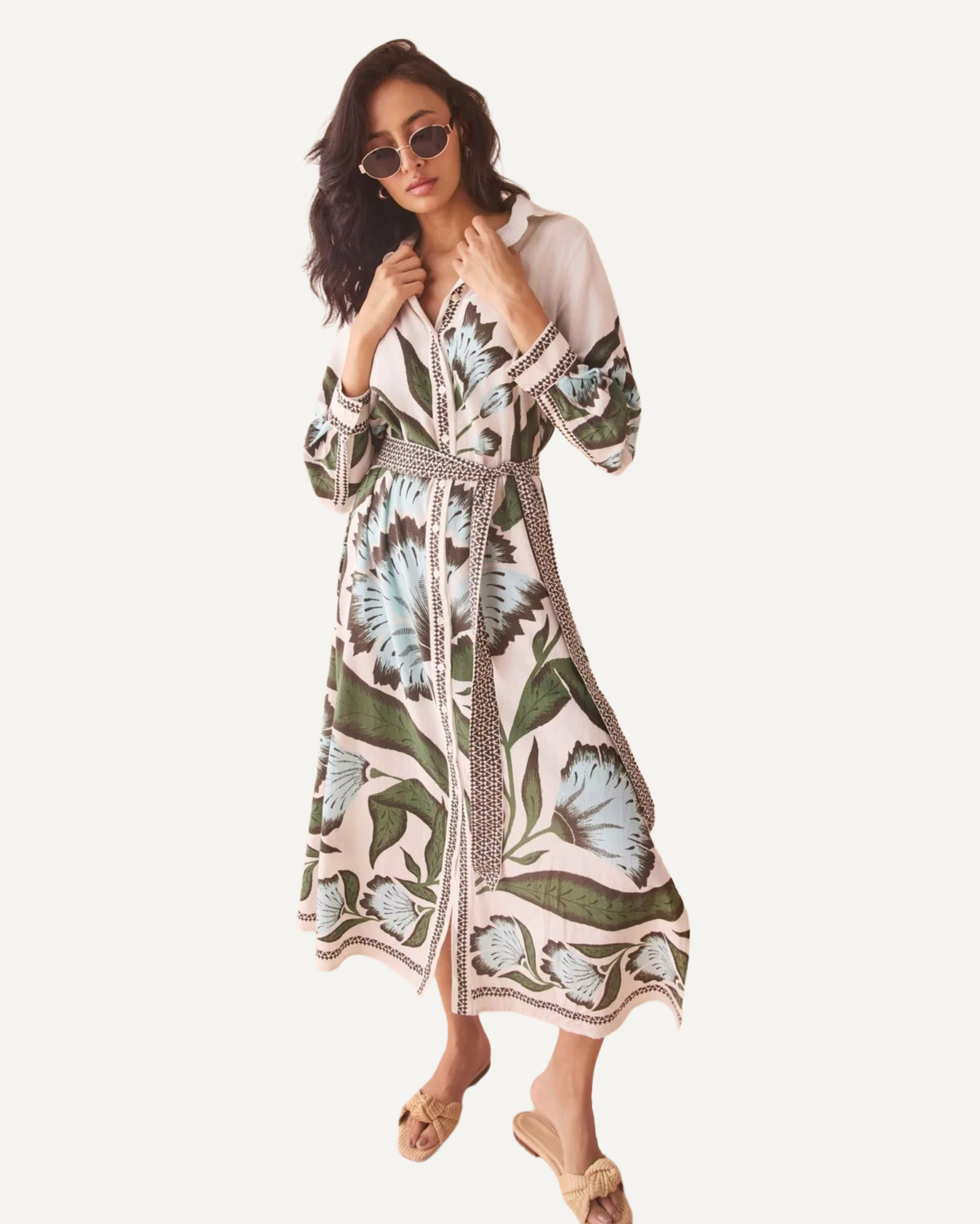 Emma Maxi Shirt Dress