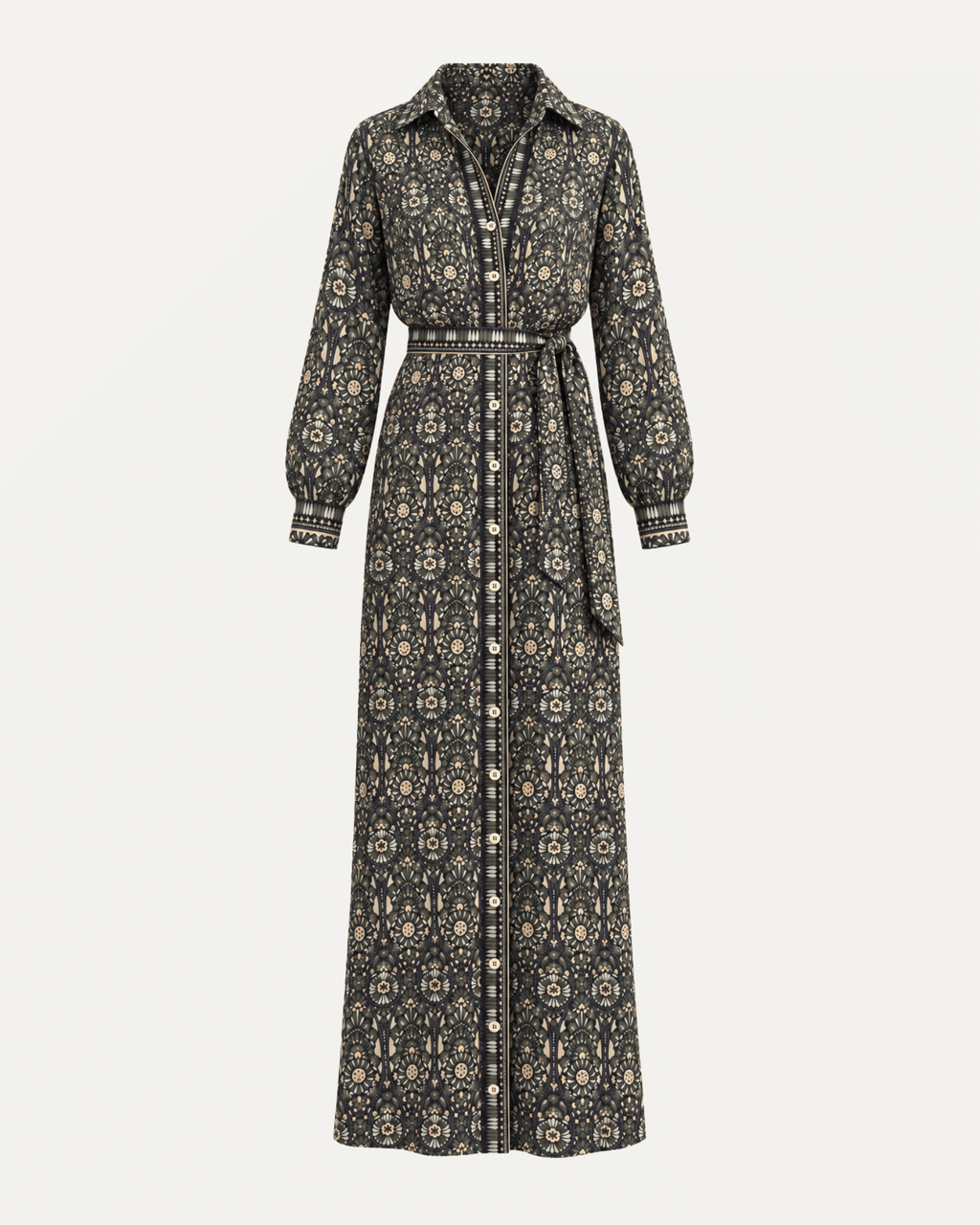 Emma Maxi Shirt Dress