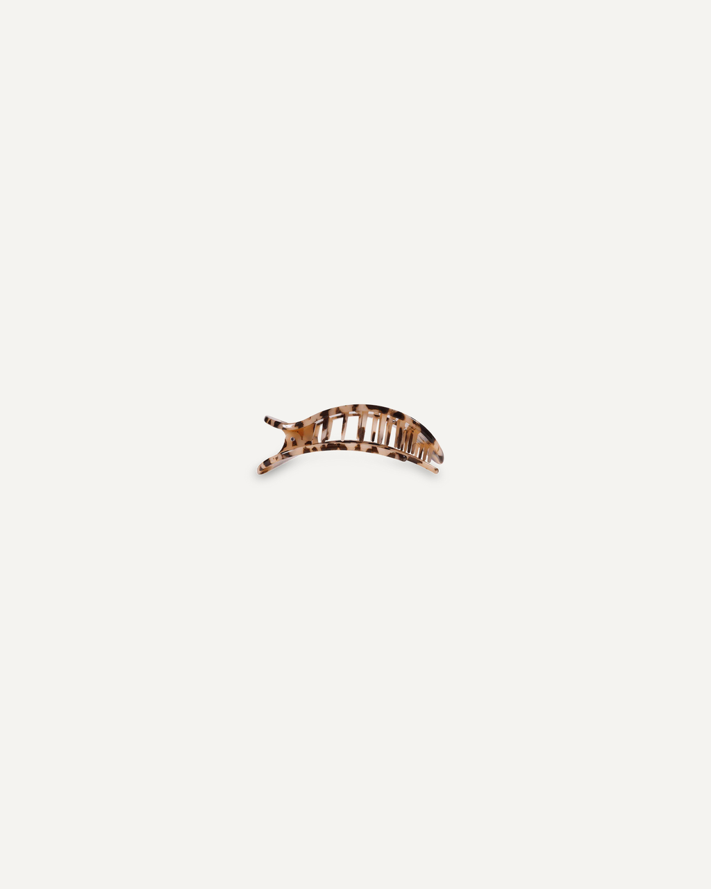 Blonde Tortoise Small Round Clip