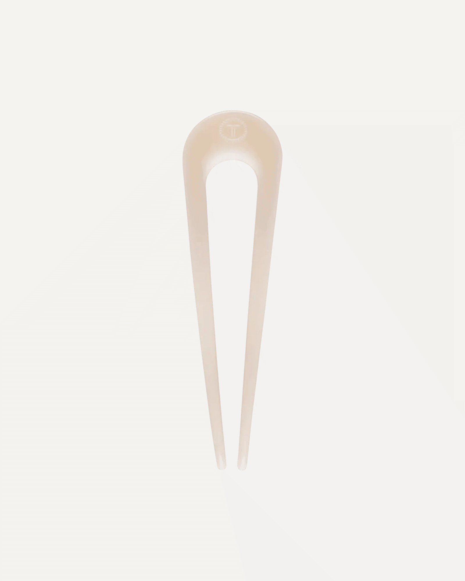 French Hair Pin Almond Beige