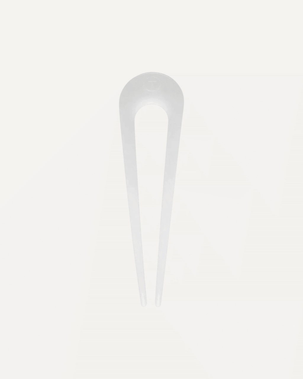 French Hair Pin Coconut White