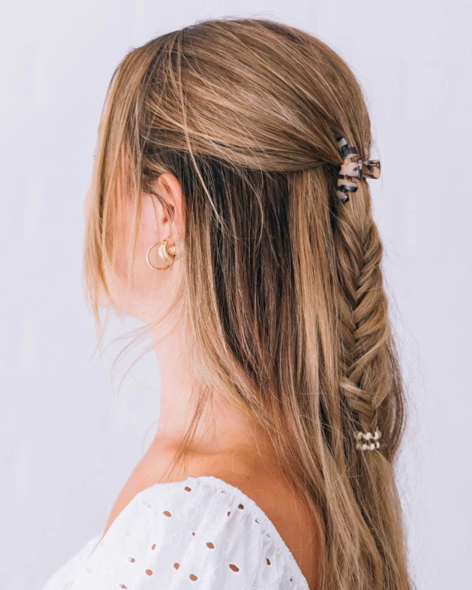 Blonde Tortoise Tiny Clip