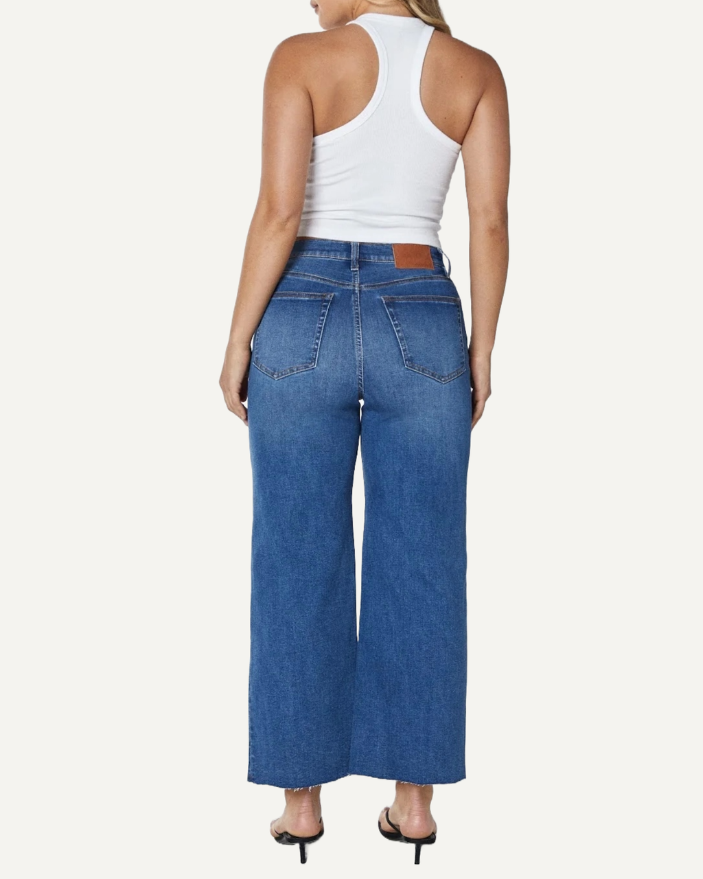 Noemi Cropped Wide Leg Denim