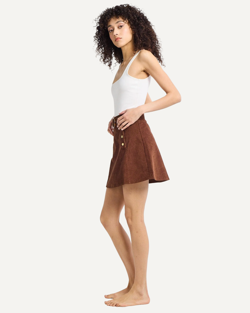 Lorelei Corduroy Mini Skirt