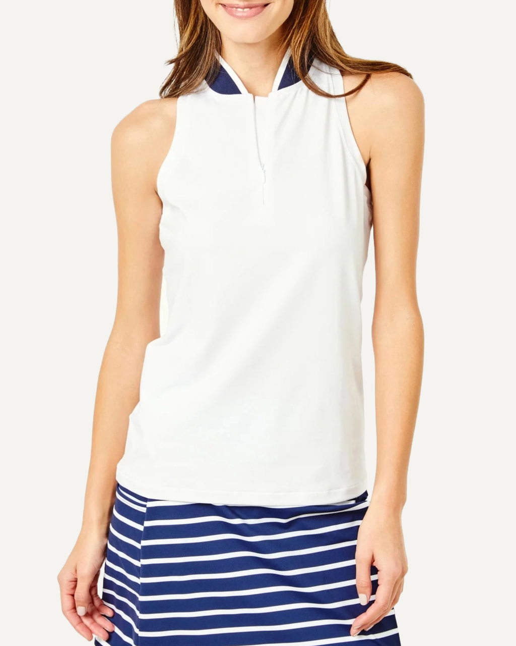 Sleeveless Courtside Polo