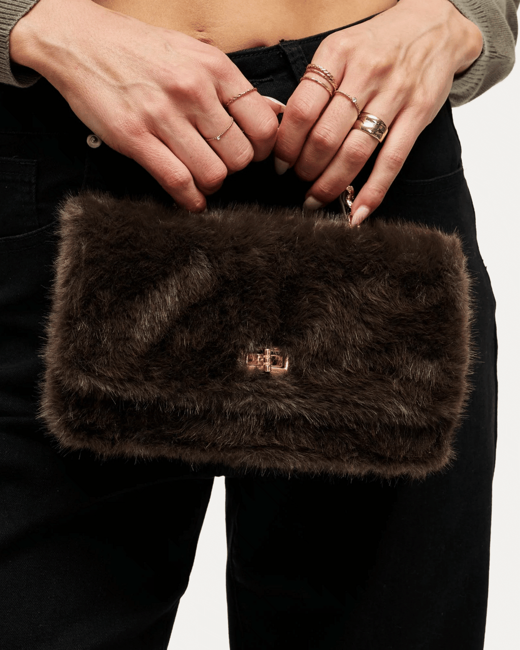 Lulu Faux Fur Crossbody
