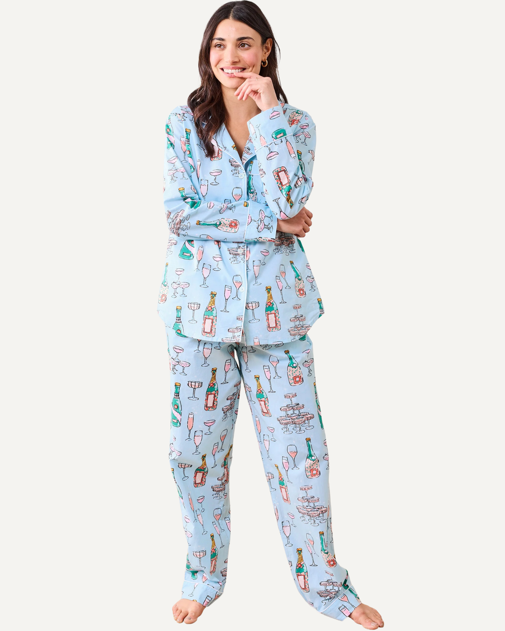 Cotton Long PJ Set