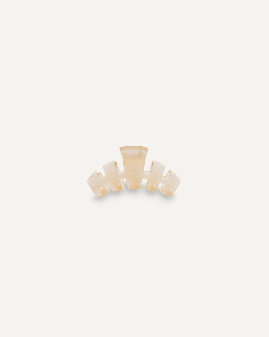 Almond Beige Tiny Clip