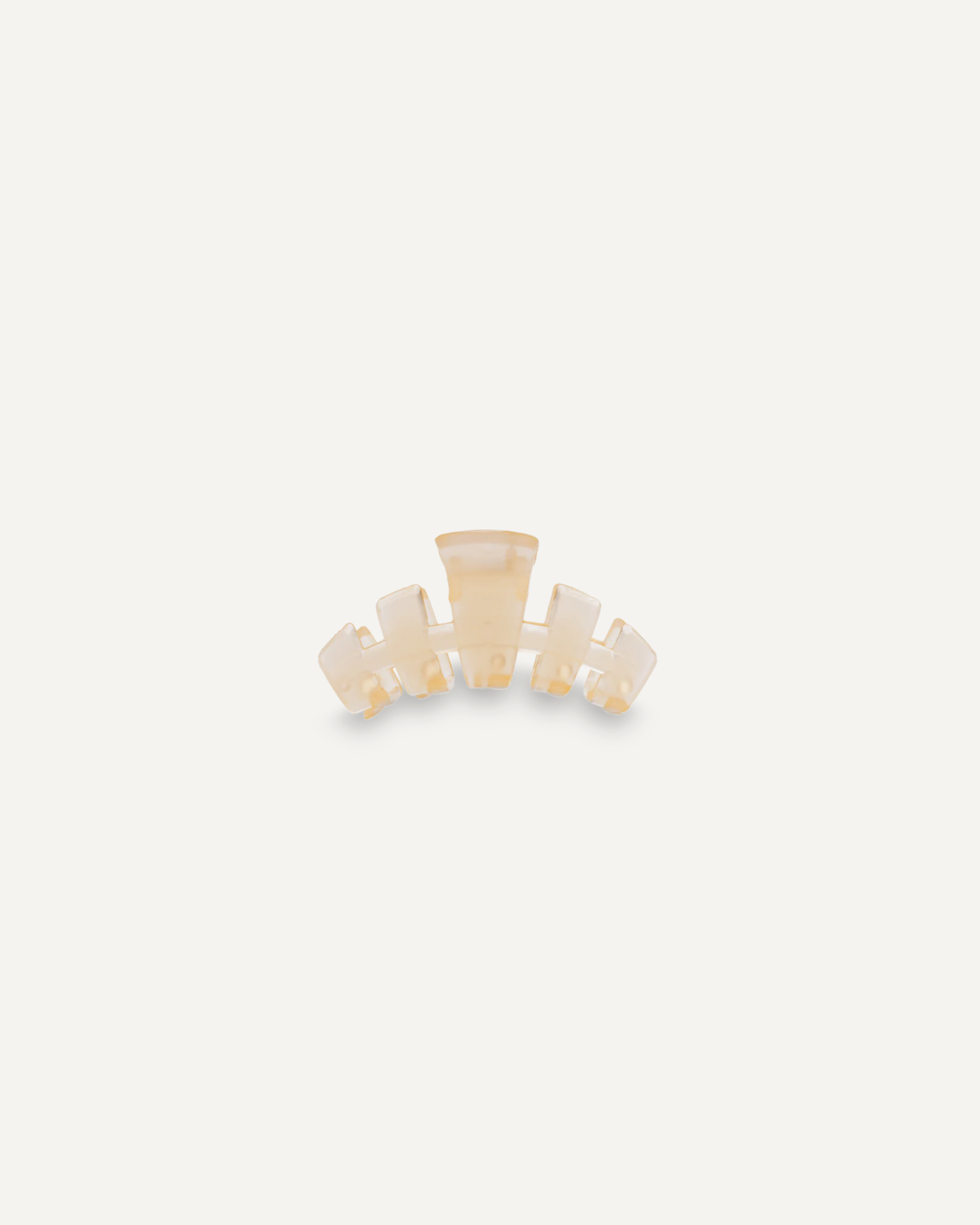 Almond Beige Tiny Clip