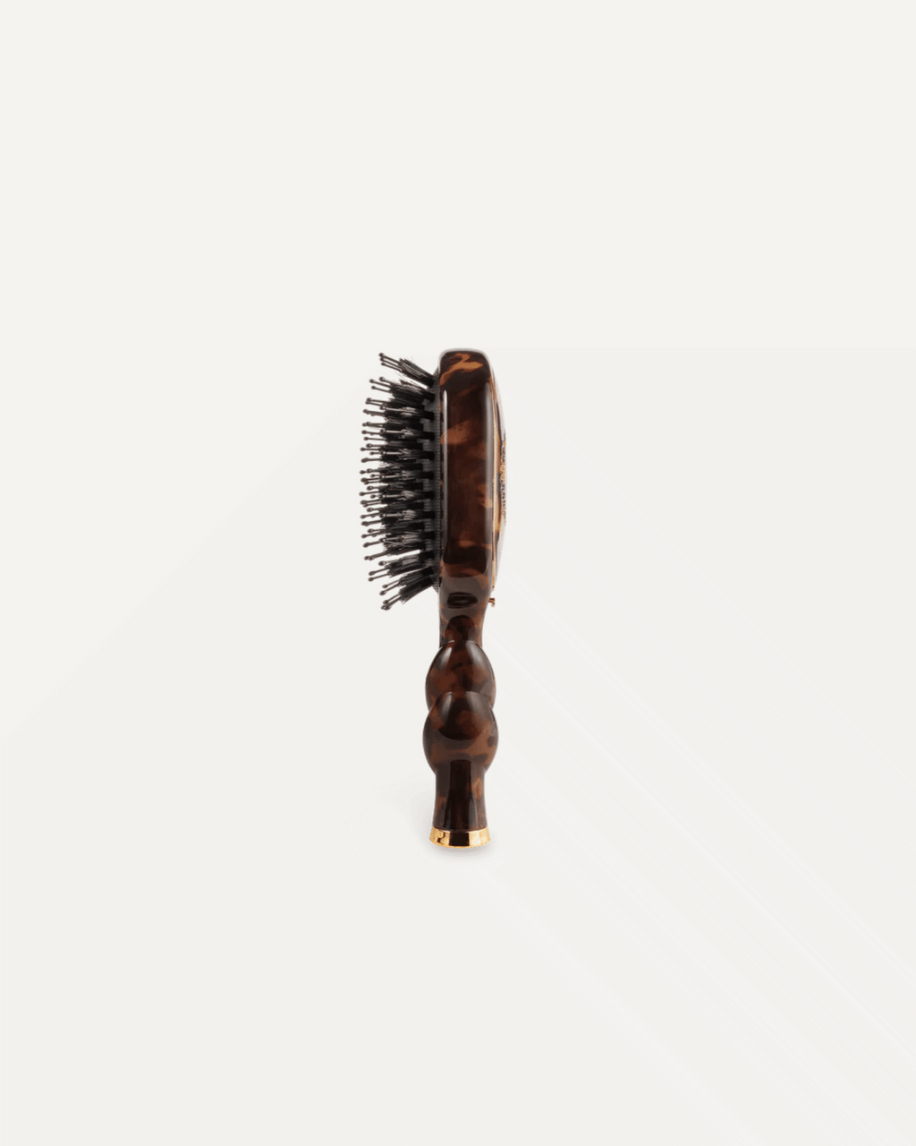 Mini Boar Bristle Hair Brush Tortoise