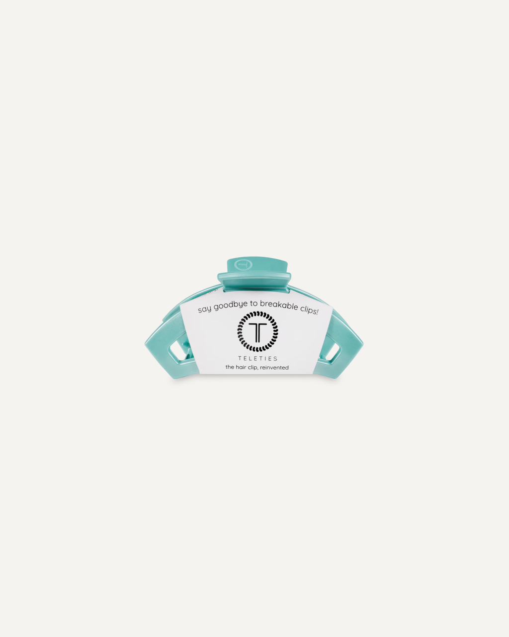 Totally Turquoise Medium Open Clip