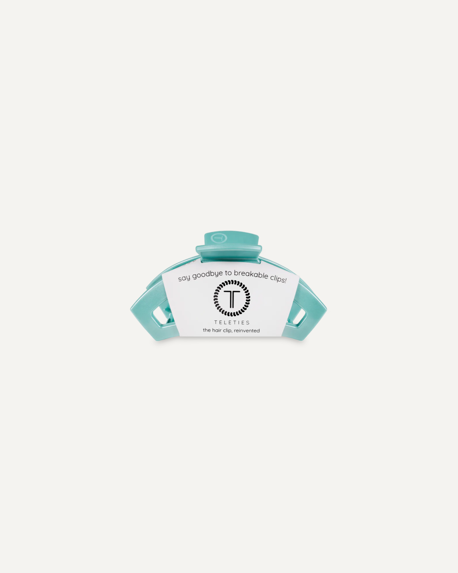 Totally Turquoise Medium Open Clip