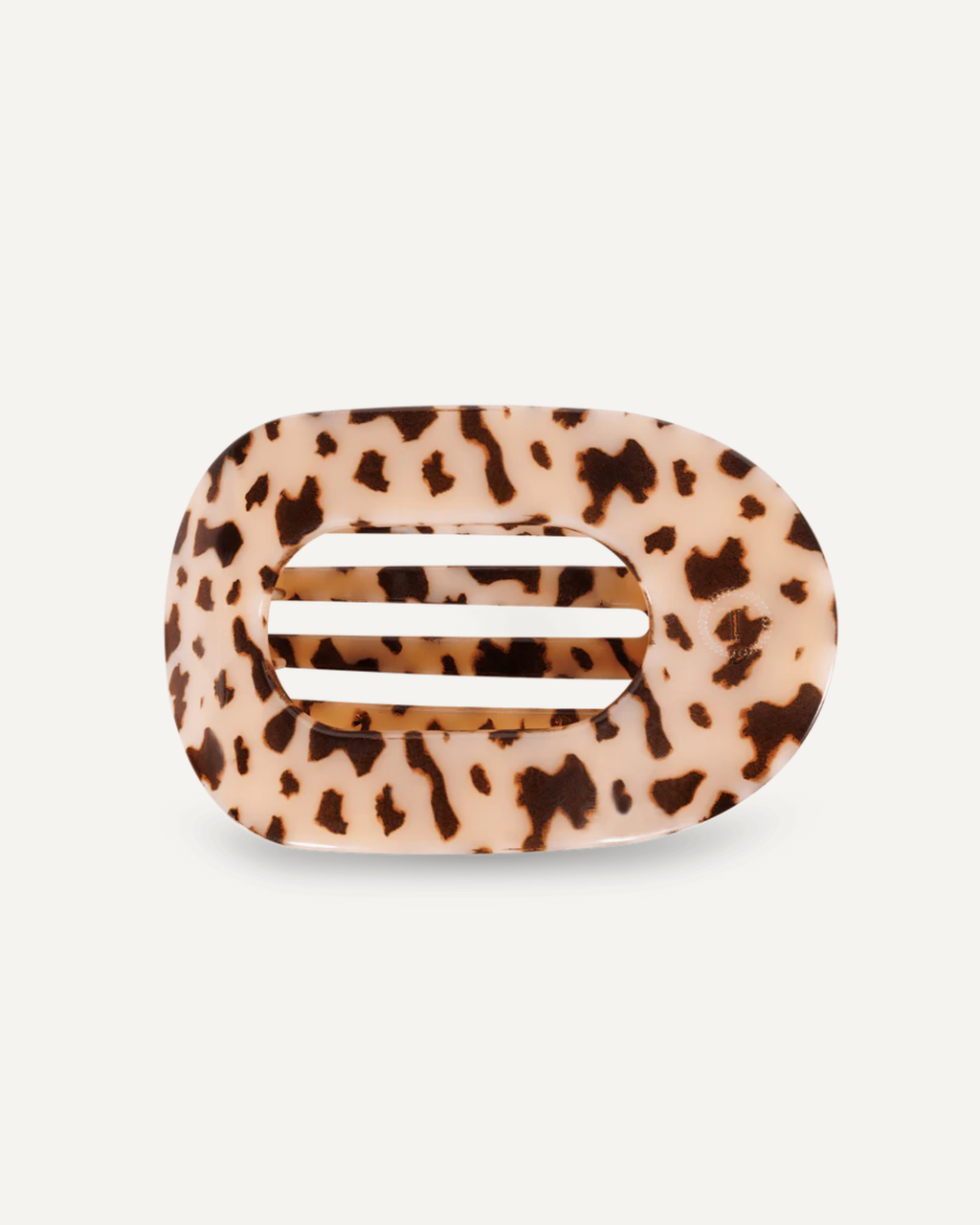 Blonde Tortoise Large Round Clip