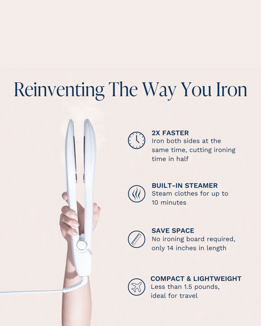 The Nori Press: 3-in-1 Steam Iron