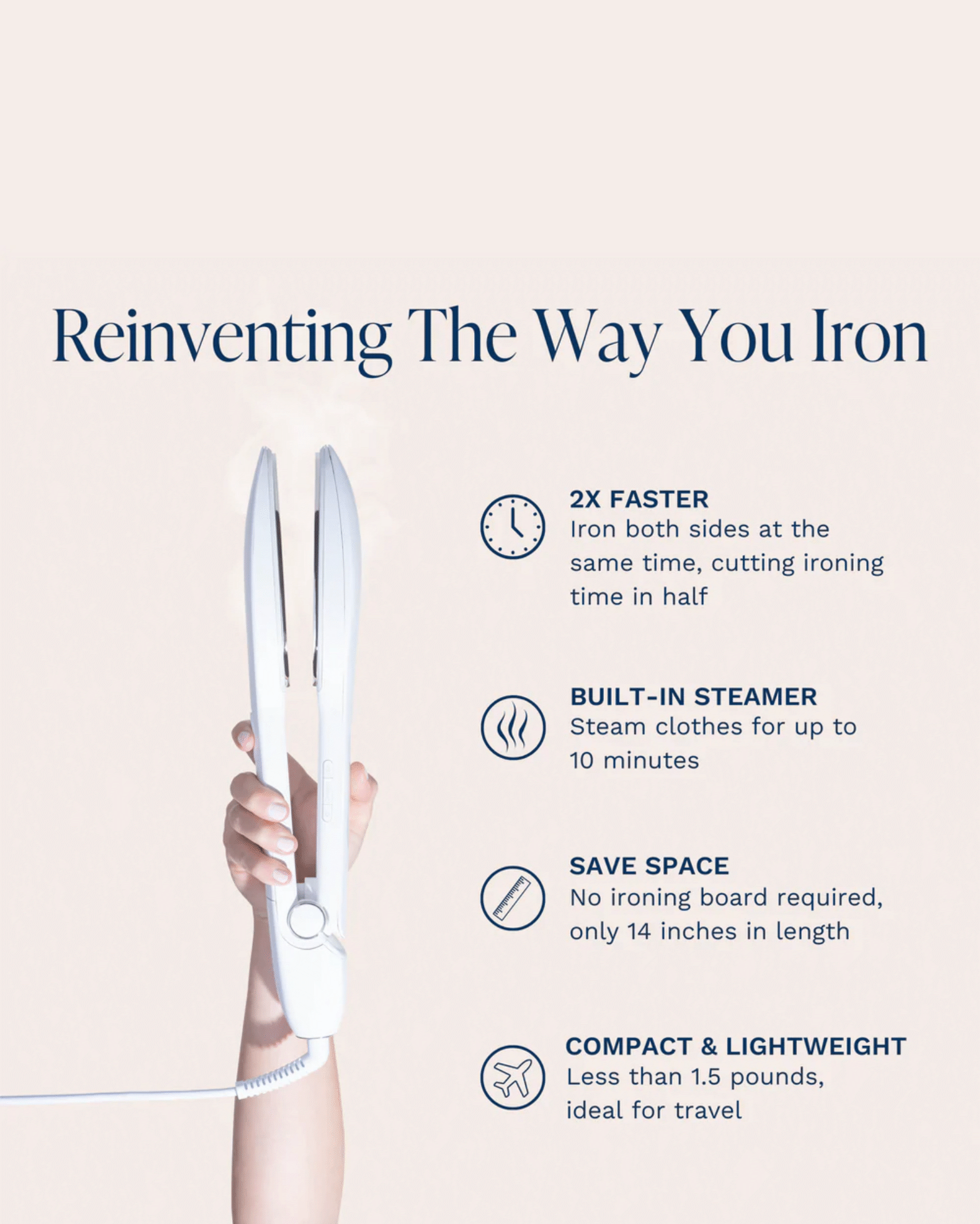 The Nori Press: 3-in-1 Steam Iron