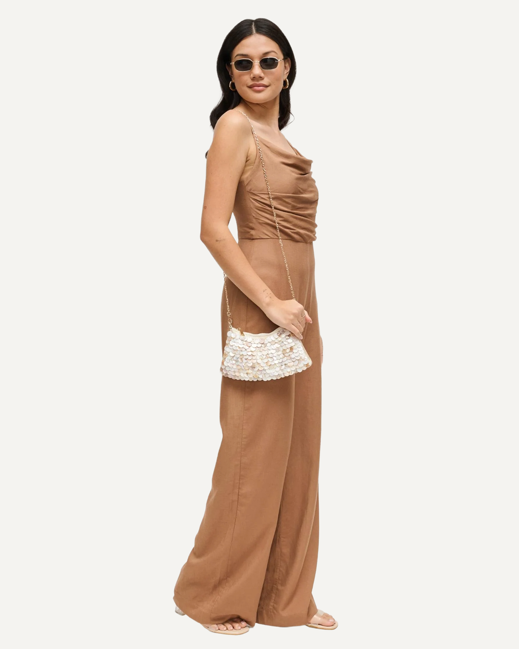 Opalite Shell Evening Bag