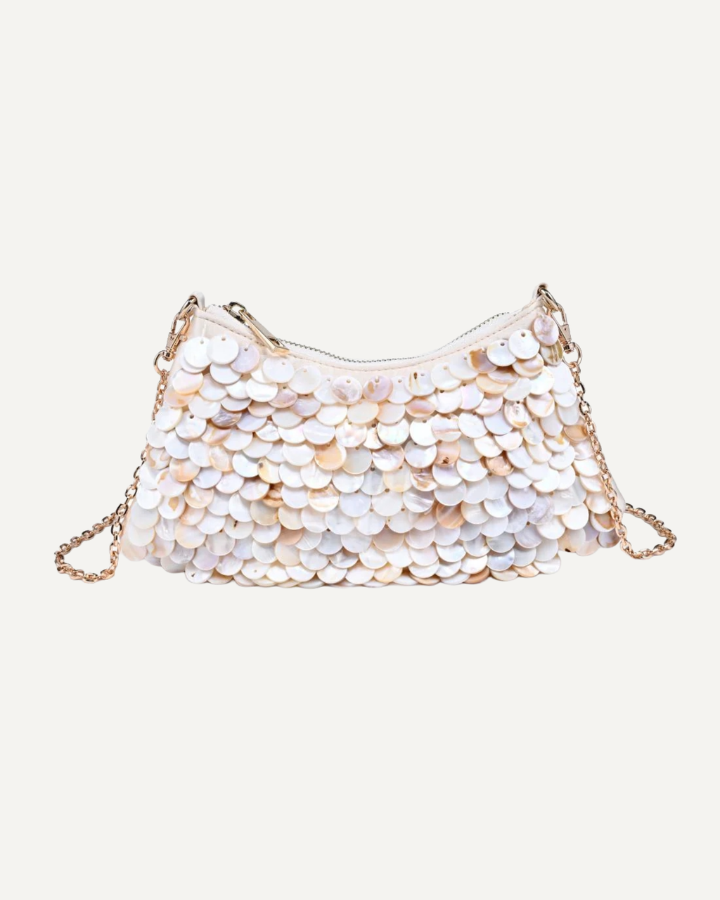 Opalite Shell Evening Bag
