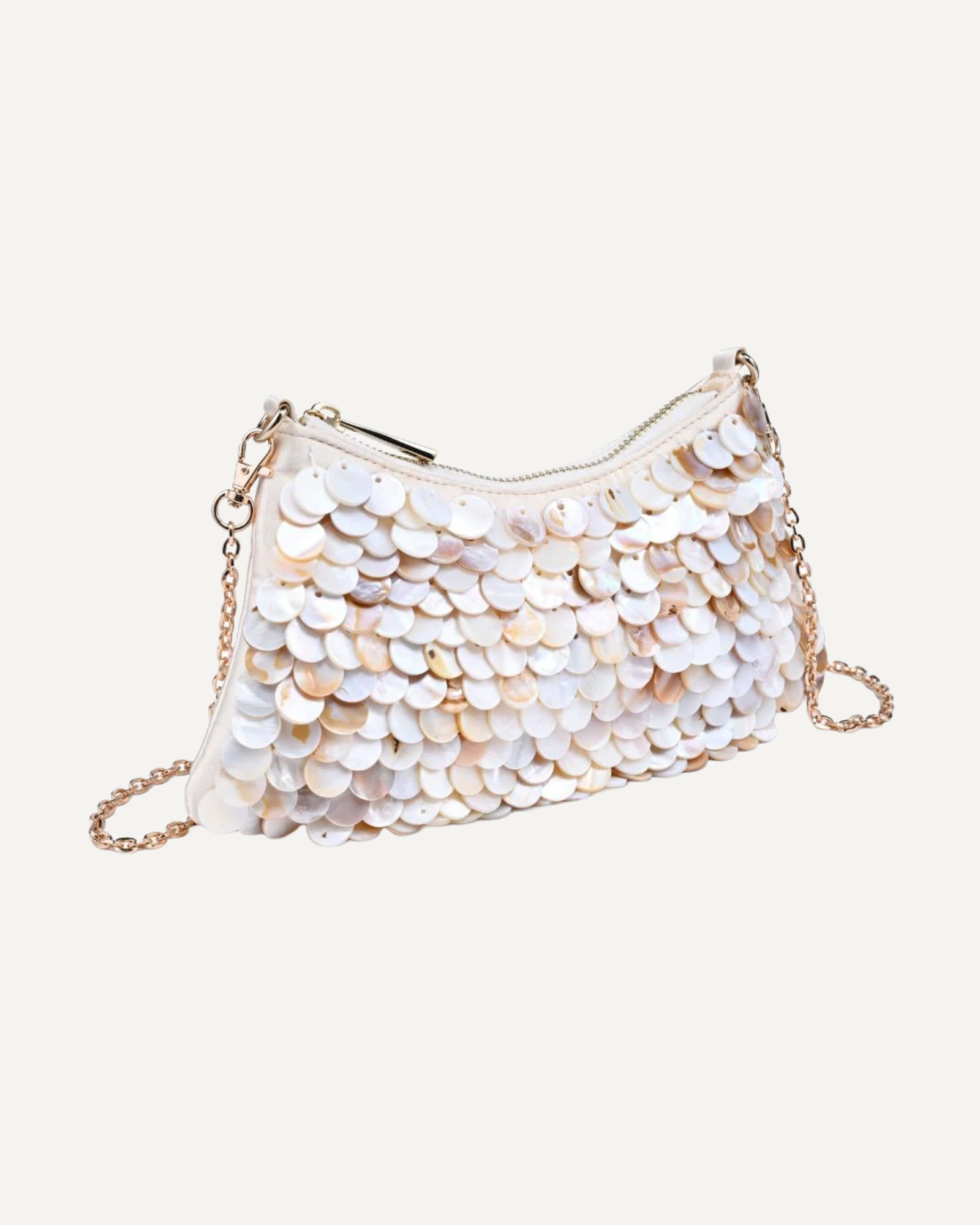 Opalite Shell Evening Bag