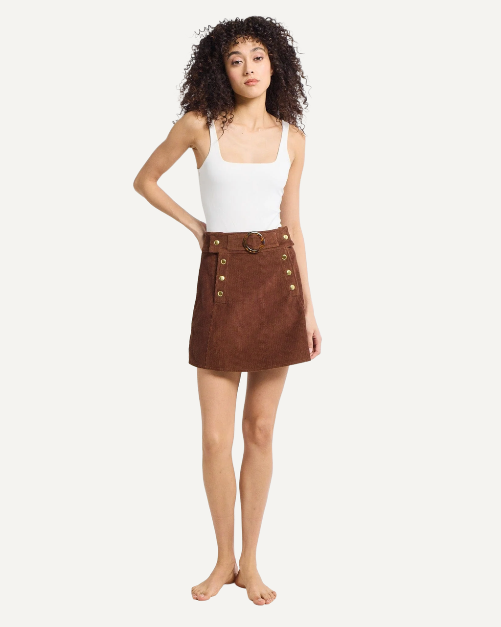 Lorelei Corduroy Mini Skirt