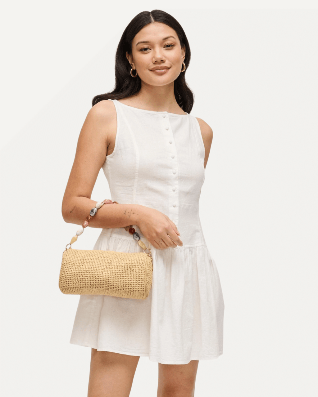 Rachel Straw Clutch
