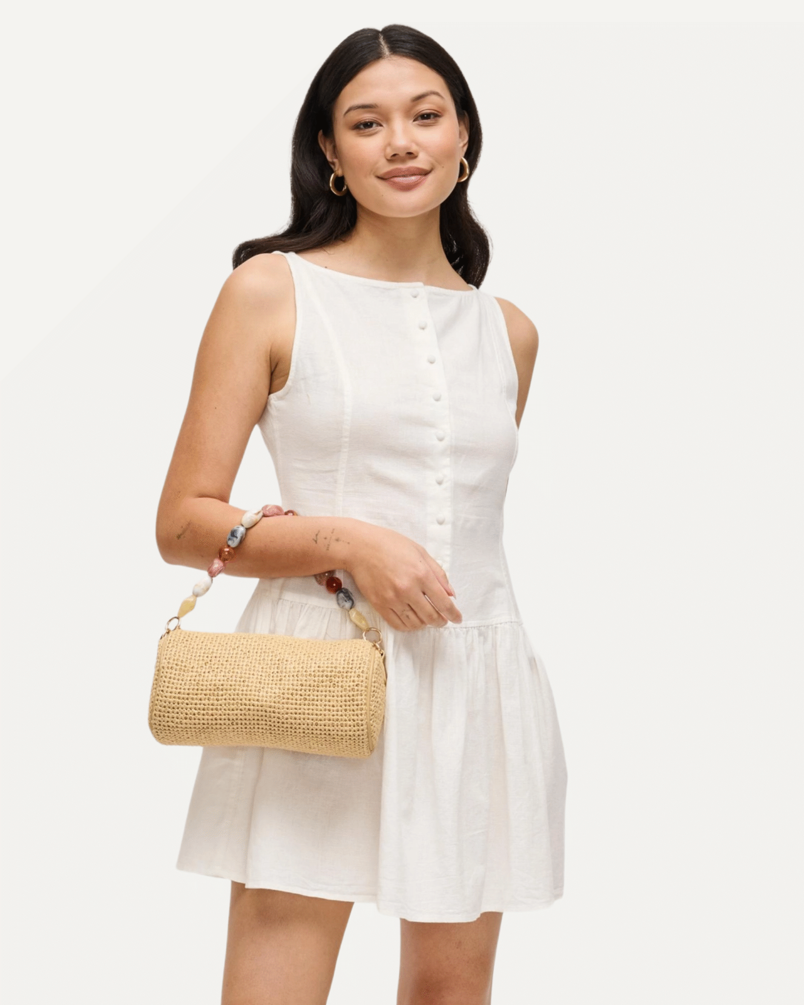 Rachel Straw Clutch