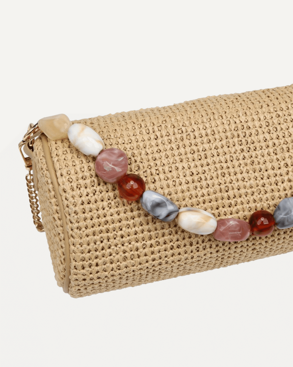 Rachel Straw Clutch