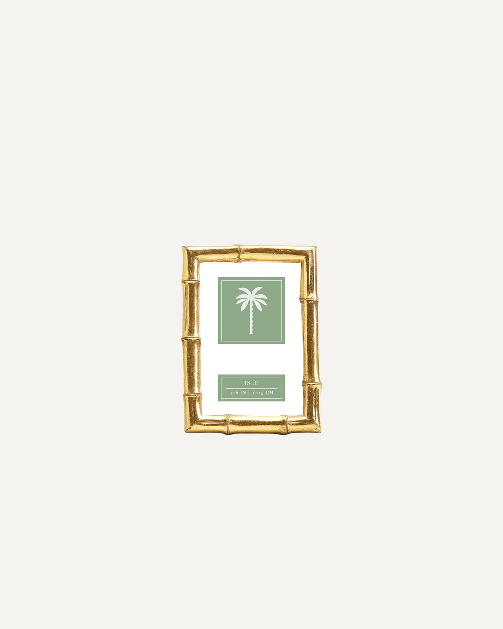 Gold Bamboo 4x6 Photo Frame