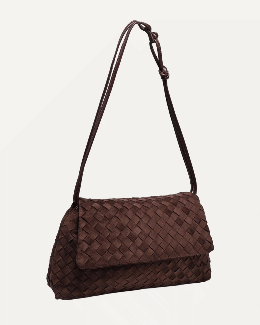 Salem Faux Suede Woven Crossbody