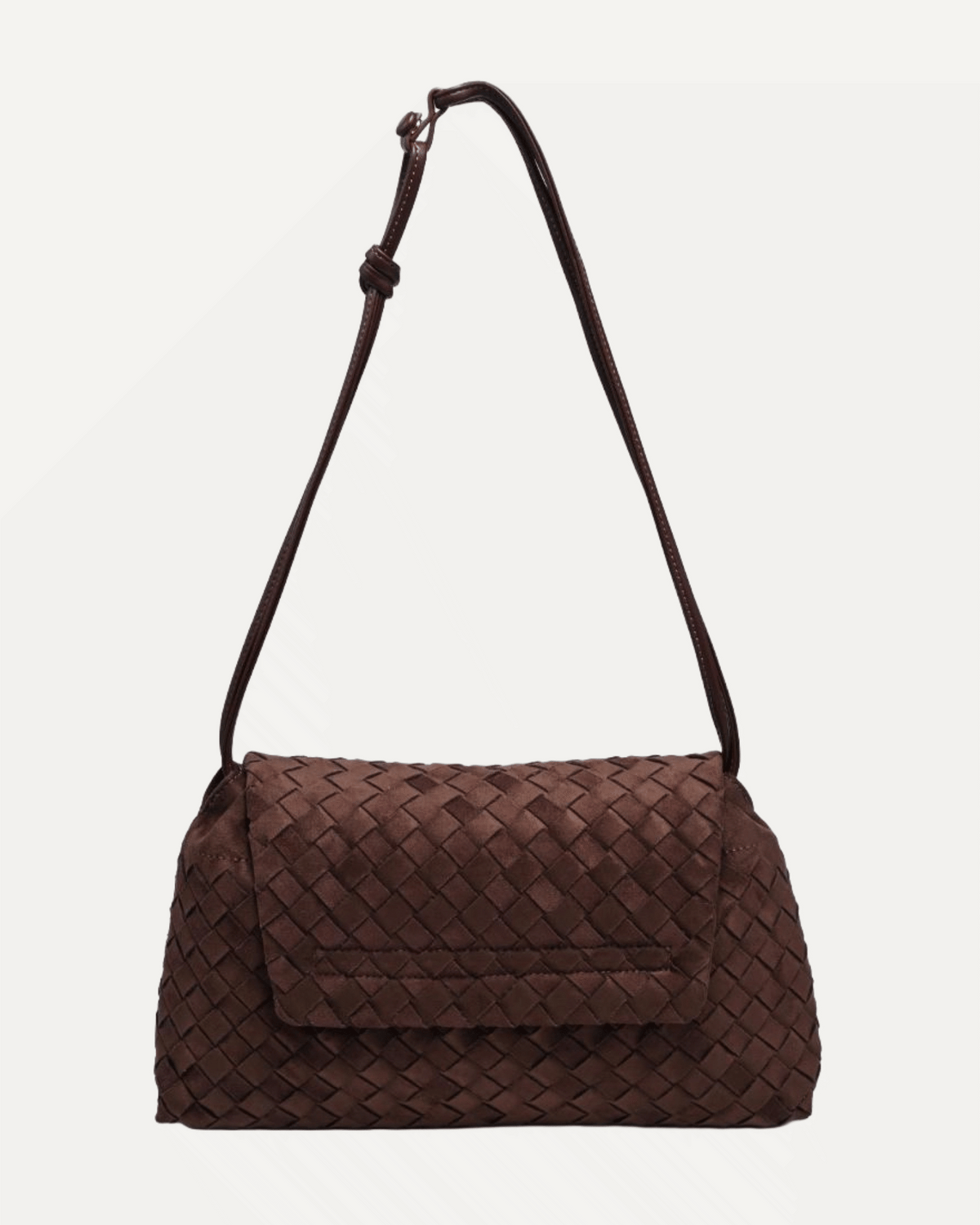 Salem Faux Suede Woven Crossbody