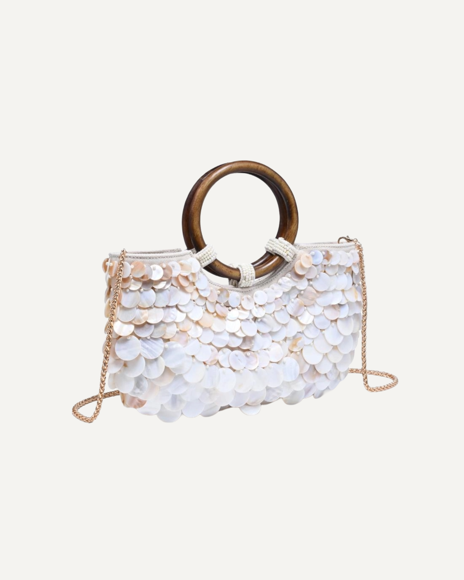 Scarlett Shell Clutch