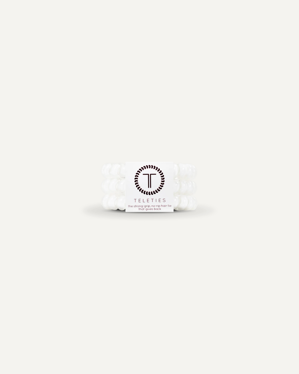 Coconut White Large Hair Ties