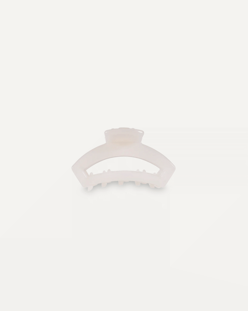 Coconut White Tiny Open Clip