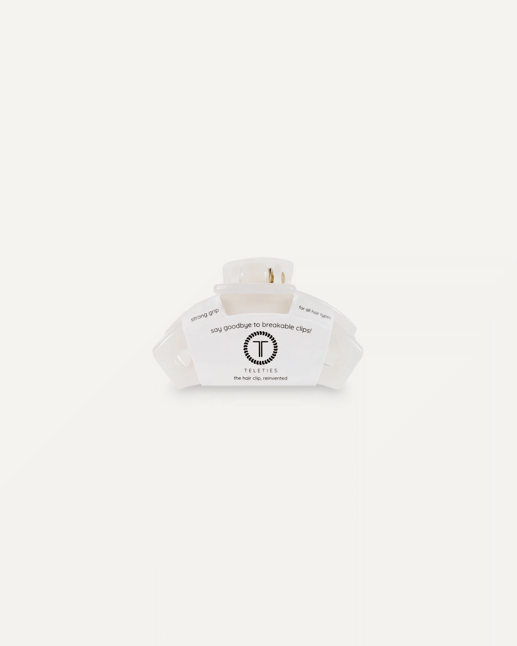 Coconut White Tiny Open Clip